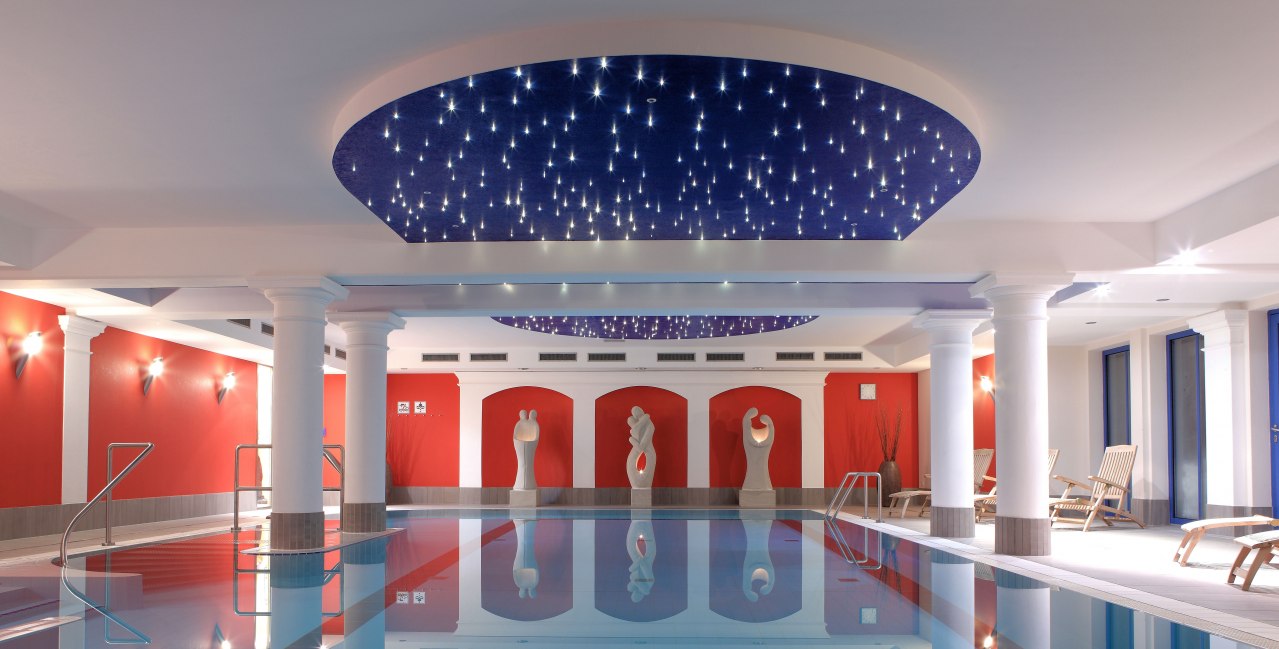 Innenpool, Teil des Spa-Bereiches // © S.Kirchhoff/ Hotel Badehaus Goor Innenpool, Teil des Spa-Bereiches // © S.Kirchhoff/ Hotel Badehaus Goor