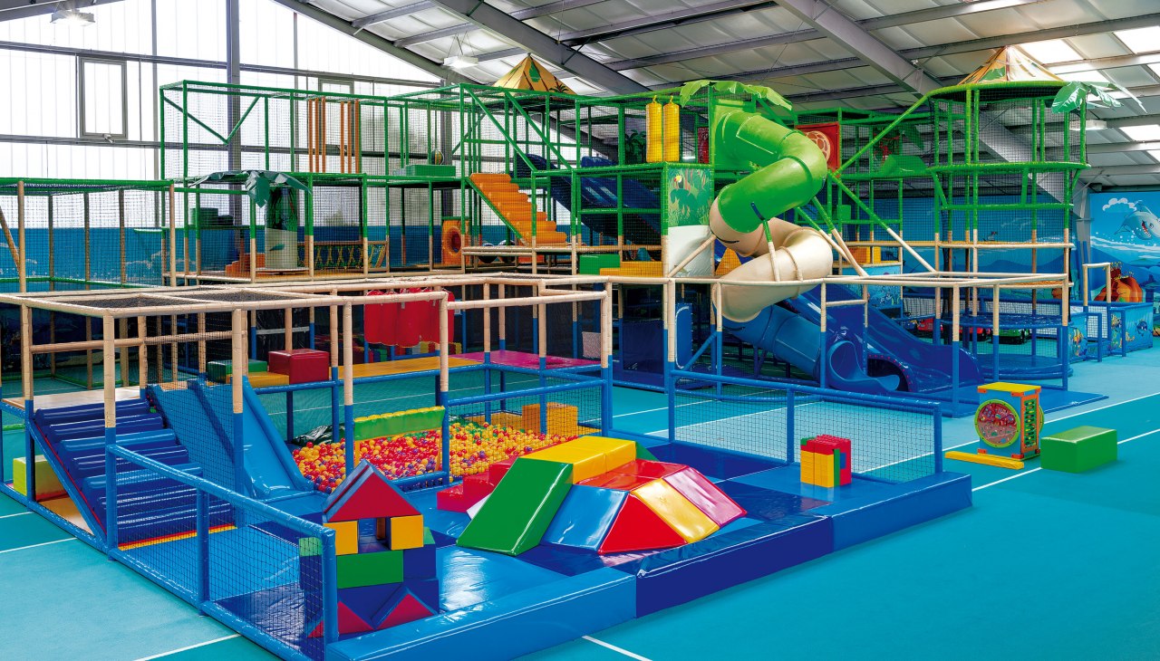 Indoor-Spielplatz in der Erlebniswelt SPLASH, © Precise Resort Rügen GmbH Indoor-Spielplatz in der Erlebniswelt SPLASH, © Precise Resort Rügen GmbH