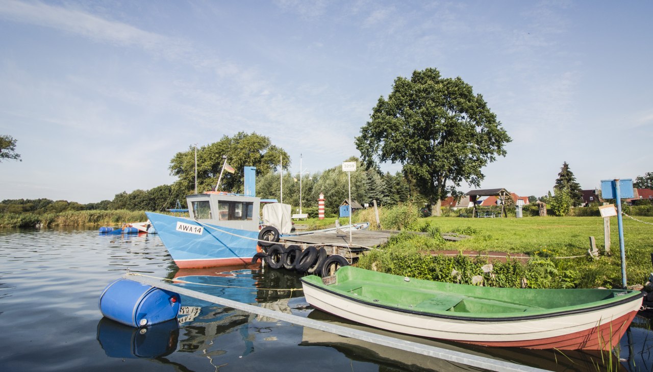 Fischerei und Touristik in Altwarp, © tvv@philipp_schulz