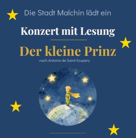 Der kleine Prinz // © Stadt Malchin Der kleine Prinz // © Stadt Malchin