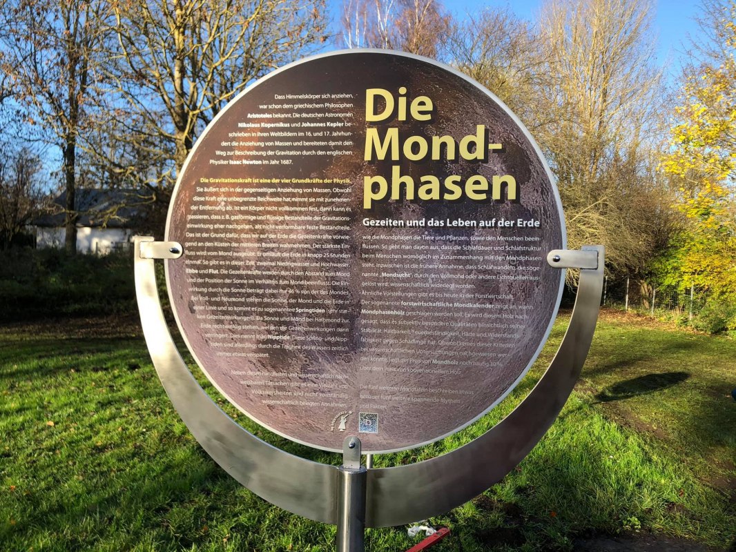 ... viel Wissenswertes rund um den Mond // © Mecklenburger ParkLand ... viel Wissenswertes rund um den Mond // © Mecklenburger ParkLand