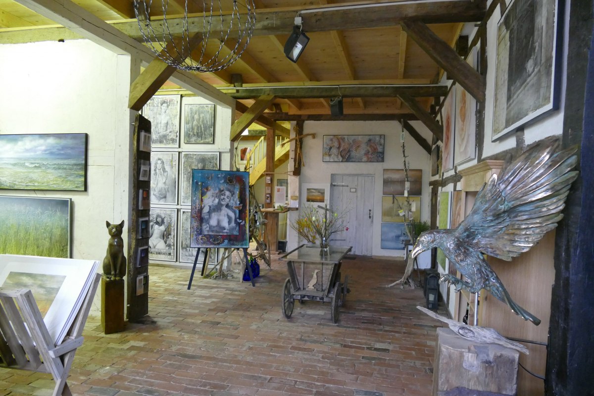 Das 300 Jahre alte Bauernhaus verbindet Geschichte-Kunst und Gastfreundschaft. // &copy; Olaf Hoppe