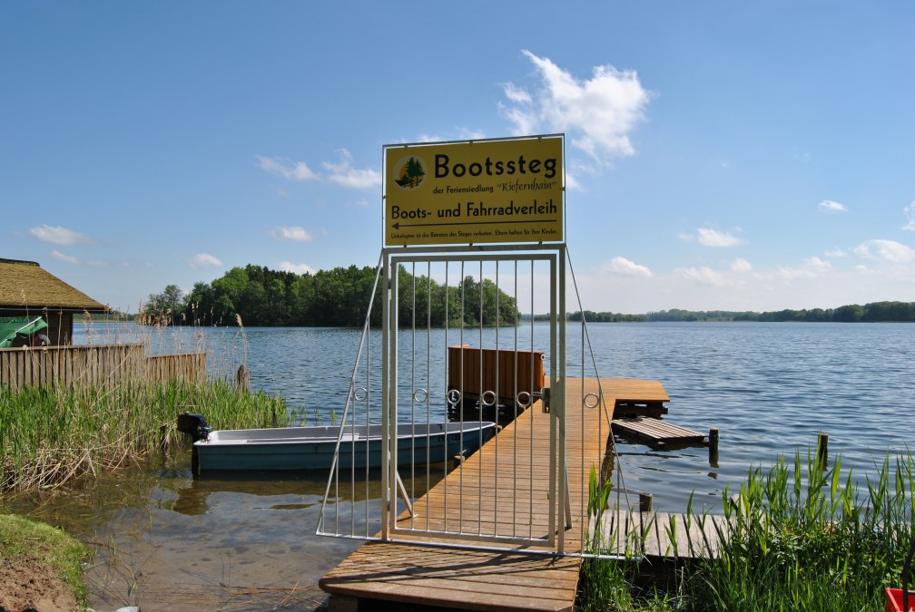 Bootsausleihe, © Feriensiedlung Kiefernhain Bootsausleihe, © Feriensiedlung Kiefernhain