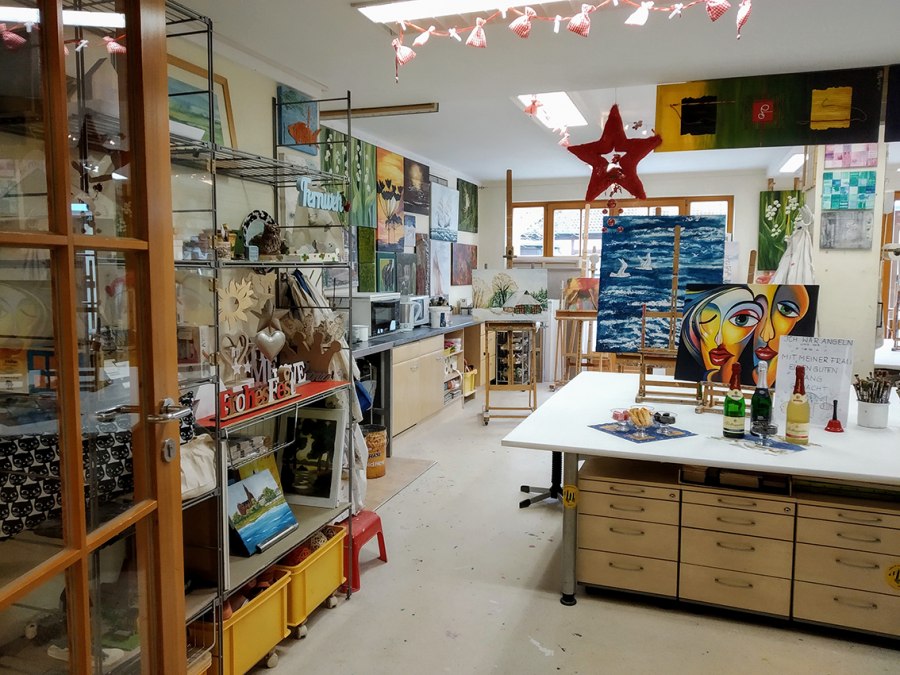 Lieblingsplatz Atelier: Einfachmalerisch / Land Fleesensee, &copy; Agnes Bruhn