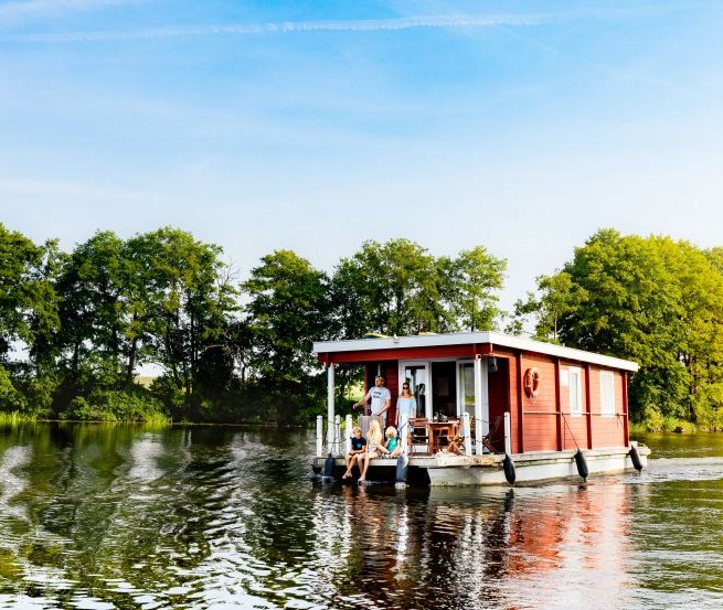 Reizen met de BunBo op de M&uuml;ritzarm in het Mecklenburgse merengebied // &copy; MV-T/Kirchgessner