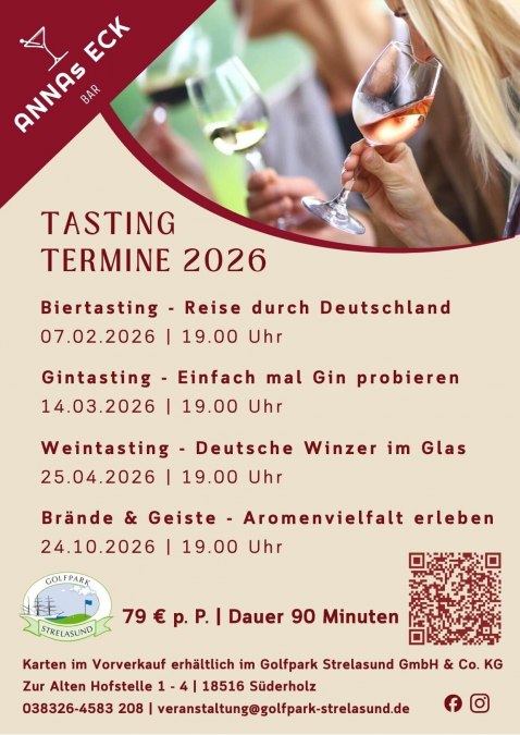 A6 Flyer Tasting 2026 (1), © Golfpark Strelasund A6 Flyer Tasting 2026 (1), © Golfpark Strelasund
