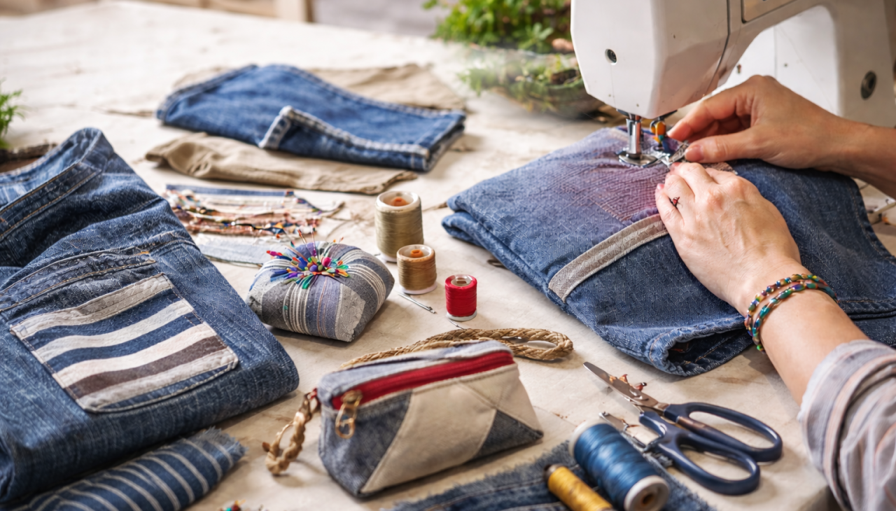 Upcycling-N&auml;hworkshop, &copy; KI generiert mit ChatGPT