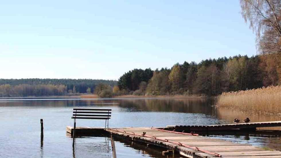 Direkt am See, mit Badestrand und Steg // © little garden Ferienhäuser Direkt am See, mit Badestrand und Steg // © little garden Ferienhäuser