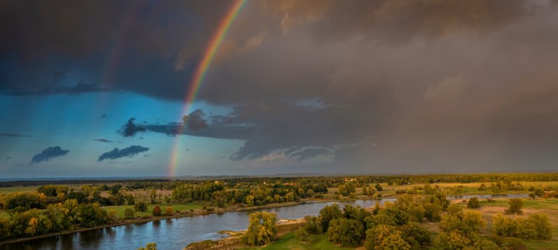 Zomerregen op de Elbe, © Florian Fabian Zomerregen op de Elbe, © Florian Fabian