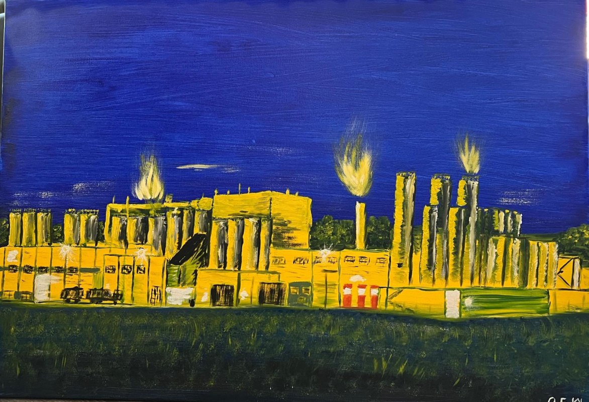 Blaue Stunde K&auml;sewerk Altentrptow // &copy; W. Hube