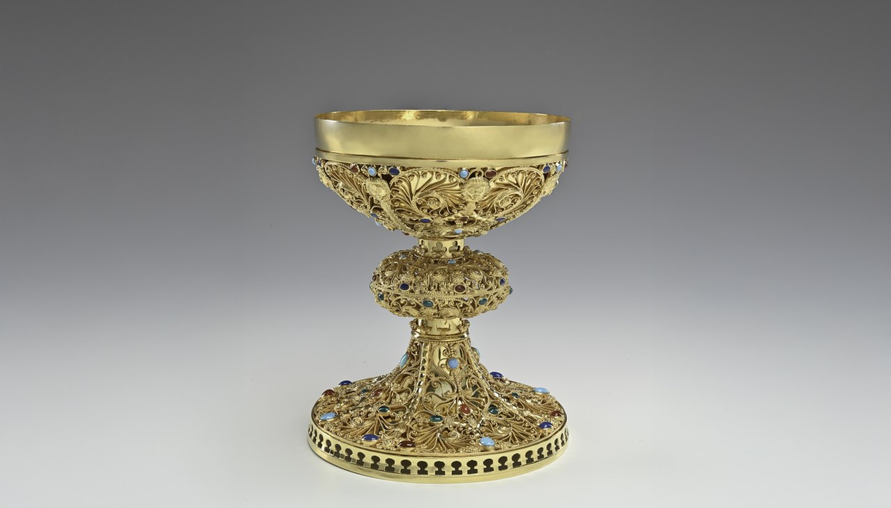 Kelch — Das Fürstentum Rügen – ein „Zankapfel“ am baltischen Meer, © Bernd Wiesenberg | Leihgabe Stadtmuseum Bergen Kelch — Das Fürstentum Rügen – ein „Zankapfel“ am baltischen Meer, © Bernd Wiesenberg | Leihgabe Stadtmuseum Bergen