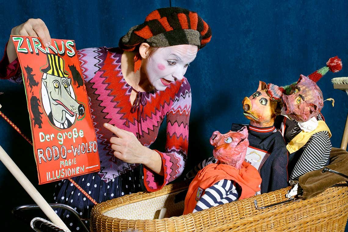 Die drei kleinen Schweinchen, © Dorftheater Siemitz Die drei kleinen Schweinchen, © Dorftheater Siemitz