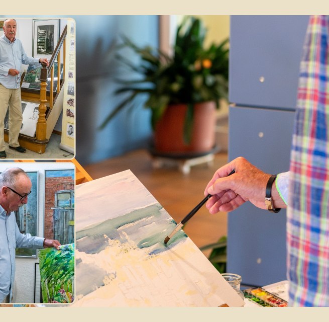 &raquo;Malerei & Grafik&laquo; von Joachim Weyrich // &copy; Andr&eacute; Pristaff / Tourismus- und Kur GmbH Graal-M&uuml;ritz