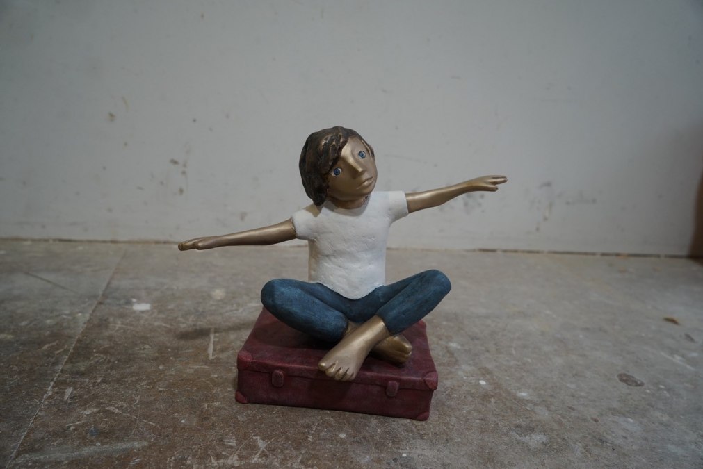 LOTTA AUF REISEN - 2023 - Bronze, Aufl. 18 - ca 27 cm, © Tamara Suhr