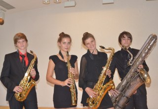 Auch das Quartett Sax4you freut sich auf seinen Auftritt beim Konzert "Atemberaubendes" // &copy; Kon.centus