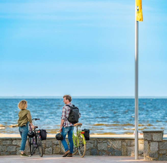 Am Strand von &Uuml;ckerm&uuml;nde die Blicke schweifen lassen // &copy; MV-T/Tiemann