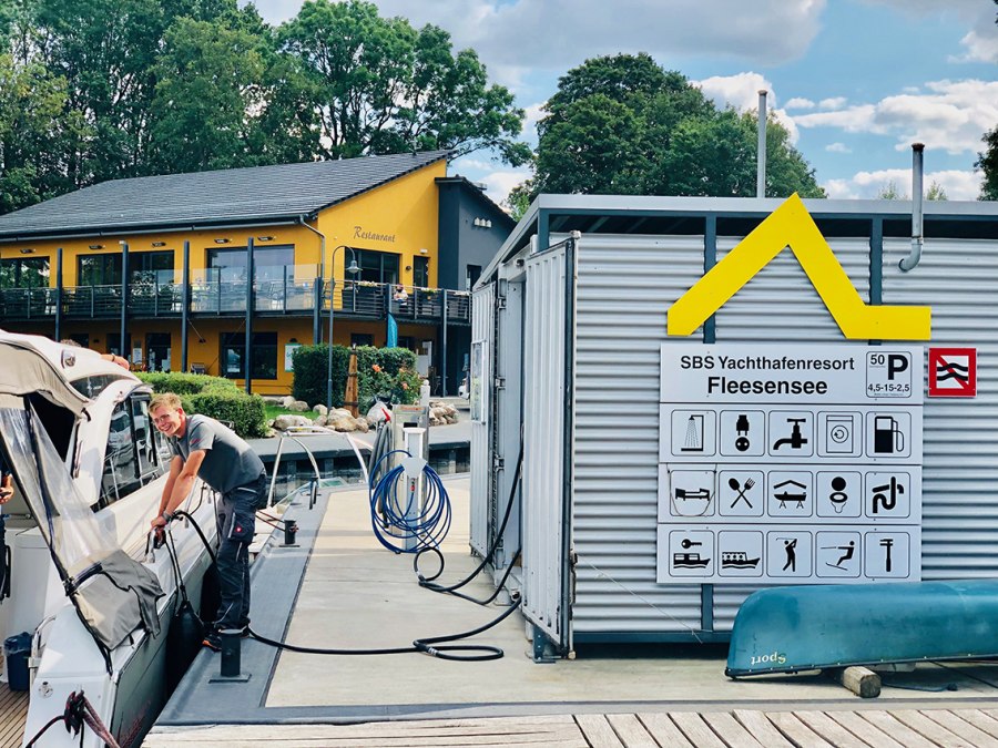 SBS Yachthafenresort in Untergöhren am Fleesensee, © Claudia Kratz