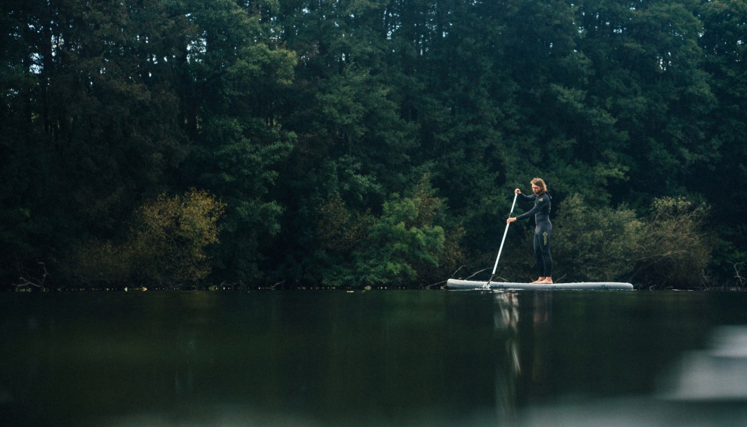 Op pad op de Granzower M&ouml;schen in het Mecklenburgse merengebied met de SUP // &copy; MV-T/G&auml;nsicke