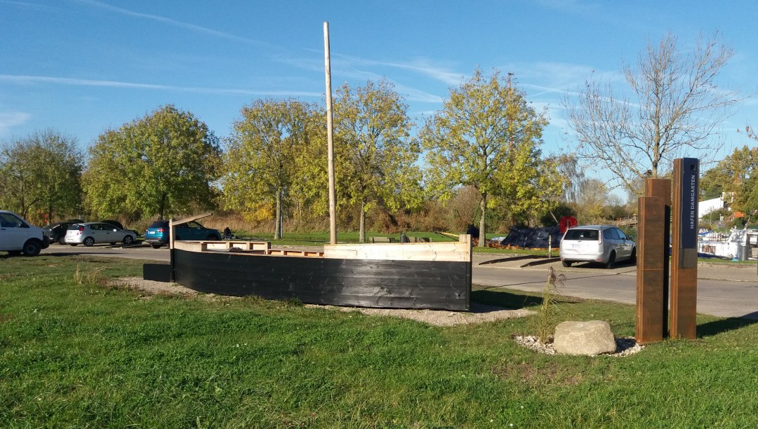 Salzprahm Hafen Damgarten, © M. Hagemann Salzprahm Hafen Damgarten, © M. Hagemann