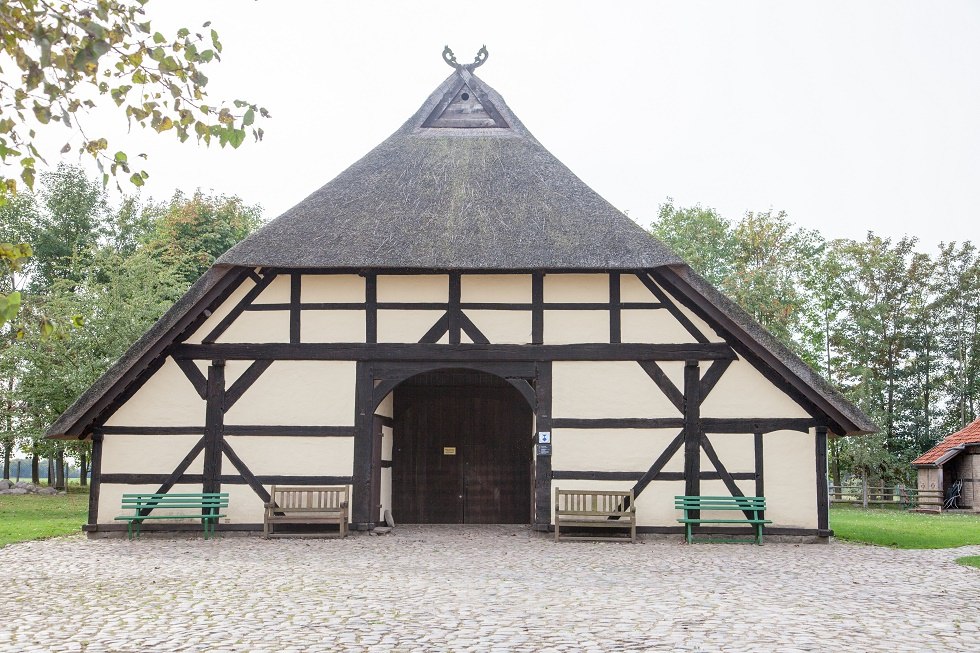 Het Bechelsdorf Schulzenhaus is een van de oudste huizen in Mecklenburg-Vorpommern. // &copy; Frank Burger