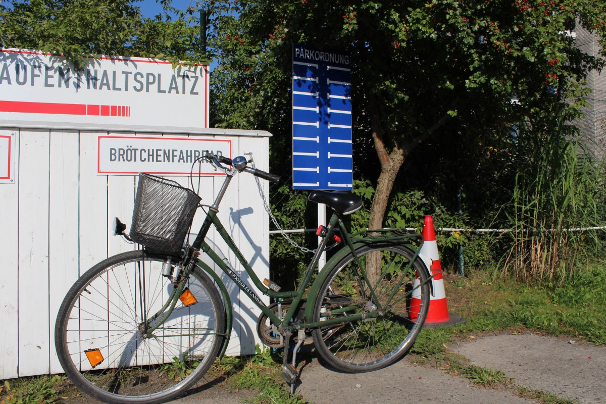 Brötchenfahrrad zum Bäcker um die Ecke // © Petra Fasten Brötchenfahrrad zum Bäcker um die Ecke // © Petra Fasten