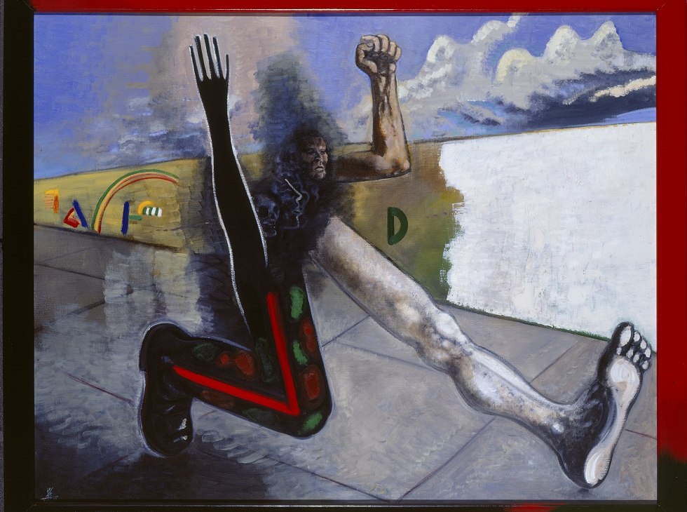 Wolfgang Mattheuer, Jahrhundertschritt, 1987, © Sammlung Luise und Guenter Roese, Repro: Bernd Kuhnert Wolfgang Mattheuer, Jahrhundertschritt, 1987, © Sammlung Luise und Guenter Roese, Repro: Bernd Kuhnert