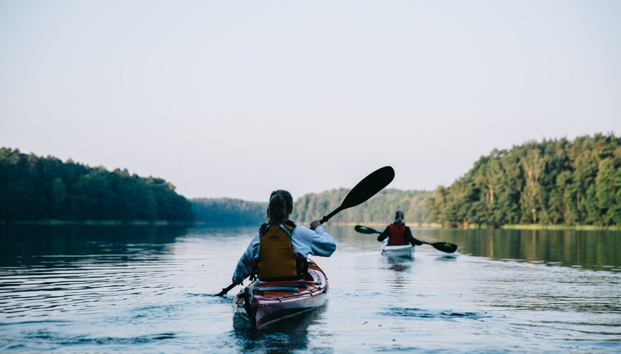 Wer m&ouml;chte, kann gleich fr&uuml;hmorgens mit uns eine Runde drehen, &copy; Cherie Birkner