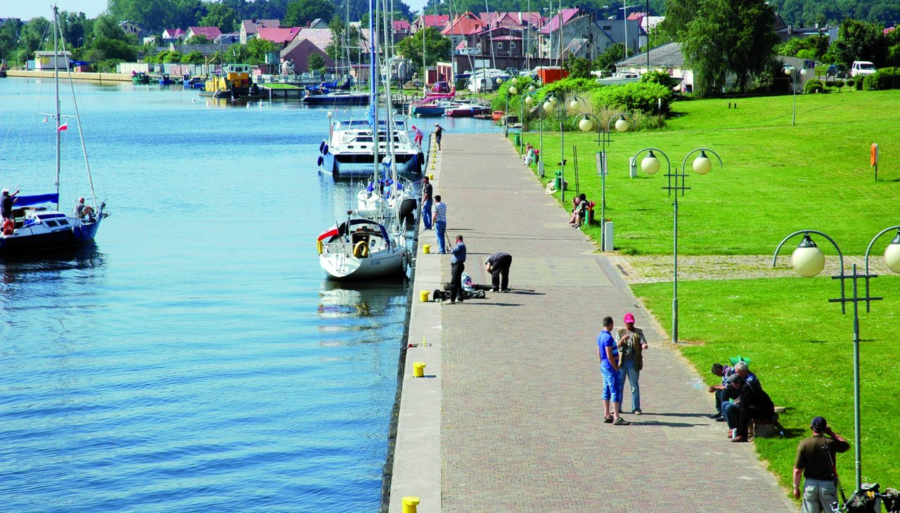 Pier mit Anlegeplätzen für Boote., © Pomorze Zachodnie Pier mit Anlegeplätzen für Boote., © Pomorze Zachodnie