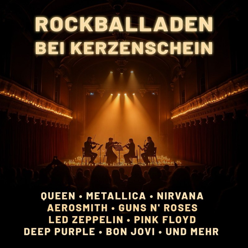 Rockballaden bei Kerzenschein // © AZ Event Production Rockballaden bei Kerzenschein // © AZ Event Production