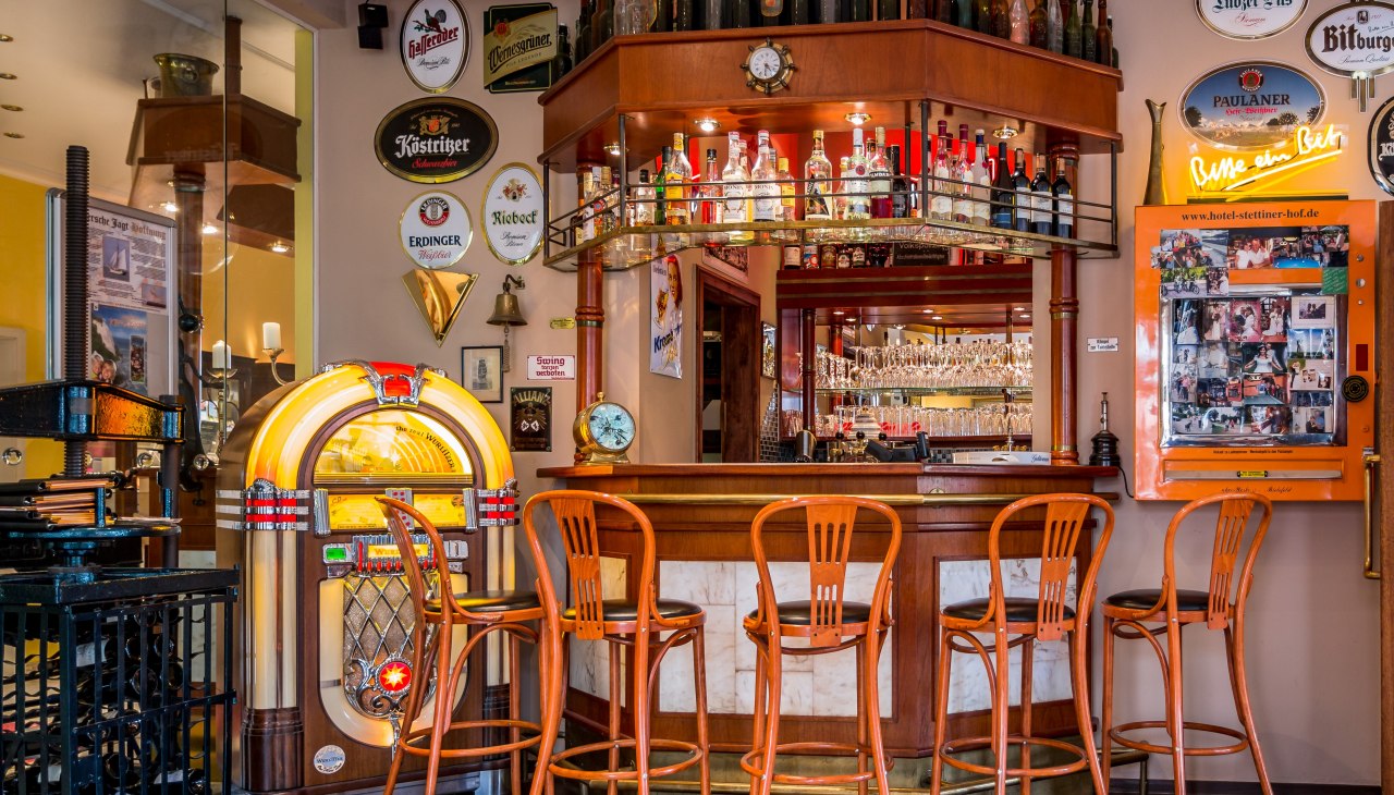 Gemütlich den Abend ausklingen lassen in der Bar, © Stettiner Hof Gemütlich den Abend ausklingen lassen in der Bar, © Stettiner Hof