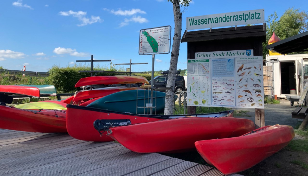 Am Wasserwanderrastplatz Marlow, © Manuela Steimle