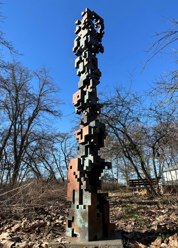 Holger Lippmann, voxxel a1.2 / 2026 / 65 cm // © Holger Lippmann Holger Lippmann, voxxel a1.2 / 2026 / 65 cm // © Holger Lippmann