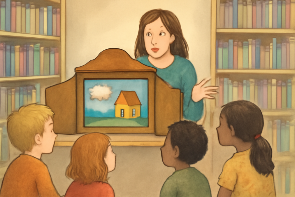 Kamishibai-Erzähltheater, © Stadtbibliothek Malchow Kamishibai-Erzähltheater, © Stadtbibliothek Malchow