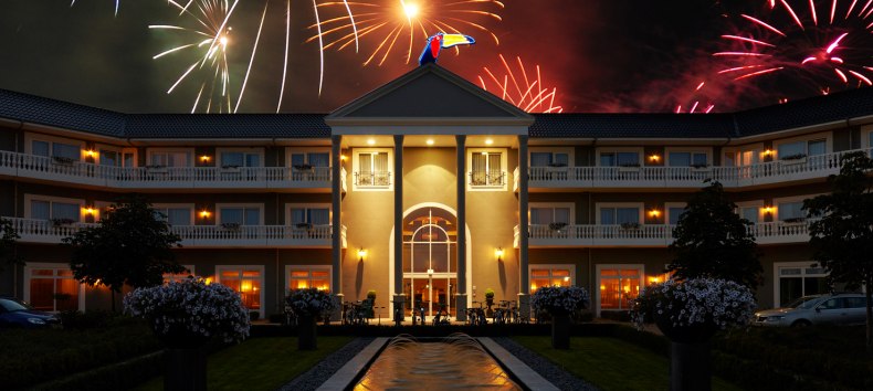Feuerwerk, © Van der Valk Resort Linstow