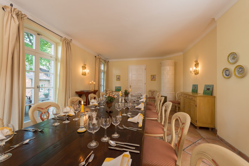Esszimmer im Gutshaus Settin, © Resort Gut Settin Esszimmer im Gutshaus Settin, © Resort Gut Settin