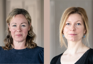 Portraits der Musikdramaturgin Stephanie Langenberg und der Theaterp&auml;dagogin Judith Pritzkat // &copy; Peter van Heesen