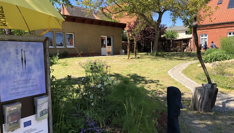 Kunsthaus Stove mit Atelier Thought Raven und Skulpturengarten, © Kunsthaus Stove Kunsthaus Stove mit Atelier Thought Raven und Skulpturengarten, © Kunsthaus Stove