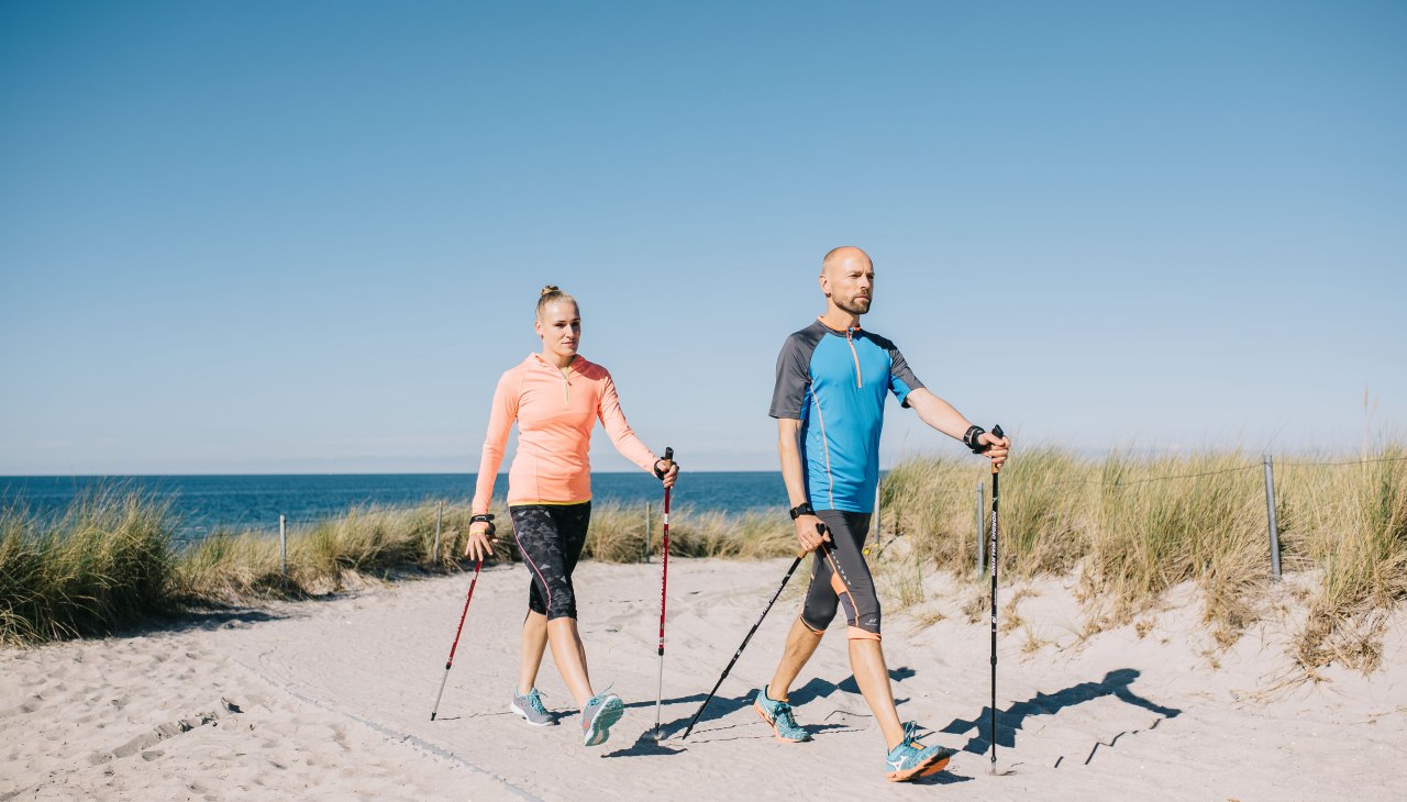 Nordic Walking entlang der Düne_13, © MV-T/Roth Nordic Walking entlang der Düne_13, © MV-T/Roth