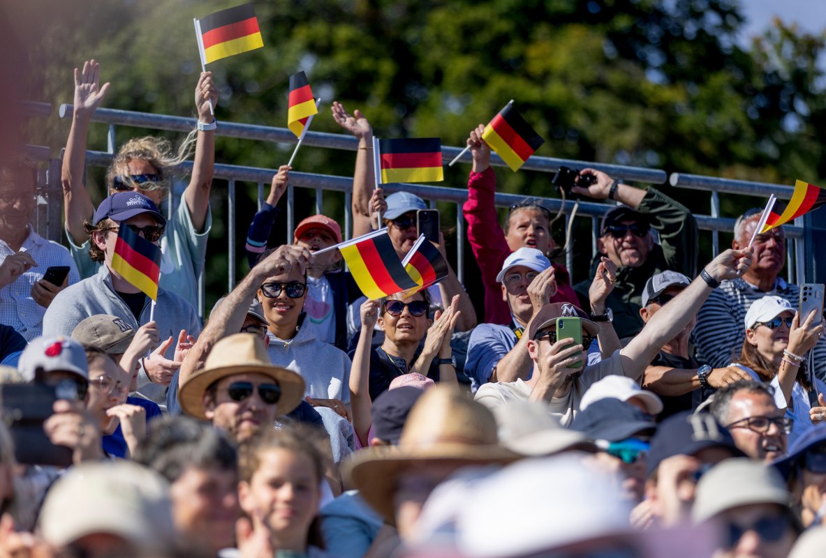 2025 Sail GP Das Publikum jubelt // © Sail GP 2025 Sail GP Das Publikum jubelt // © Sail GP