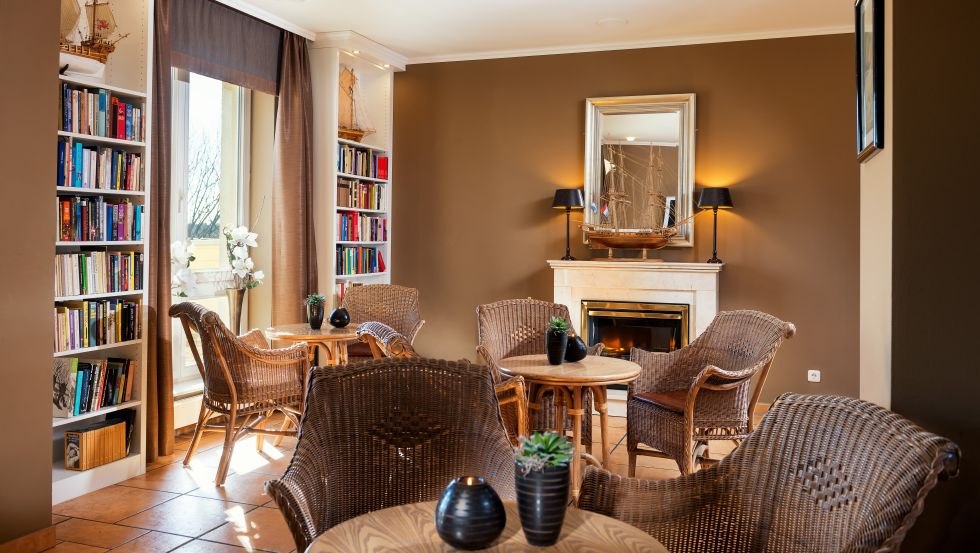 Open haard kamer Hotel Godewind // &copy; Hotel Godewind