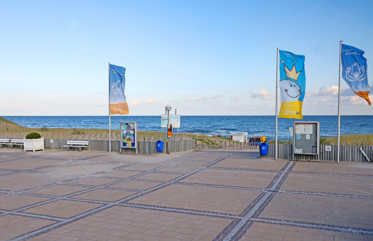 Plateau kustplaats aan de Oostzee Dierhagen // © MV-T/Gohlke Plateau kustplaats aan de Oostzee Dierhagen // © MV-T/Gohlke
