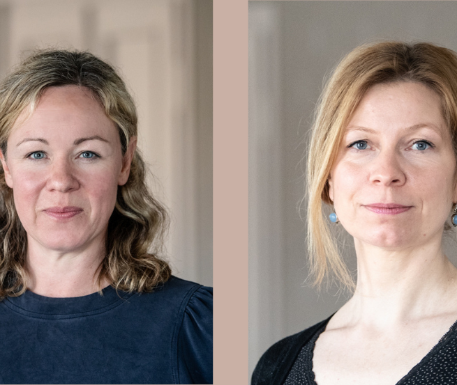Portraits der Musikdramaturgin Stephanie Langenberg und der Theaterp&auml;dagogin Judith Pritzkat // &copy; Peter van Heesen