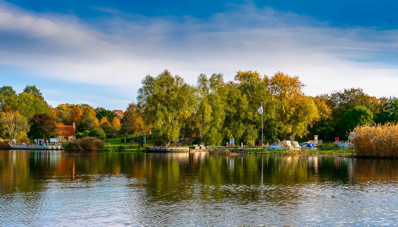 Stolpe haven aan het Peene Water wandel rustgebied Camping, © Tobias Oertel, Spantekow