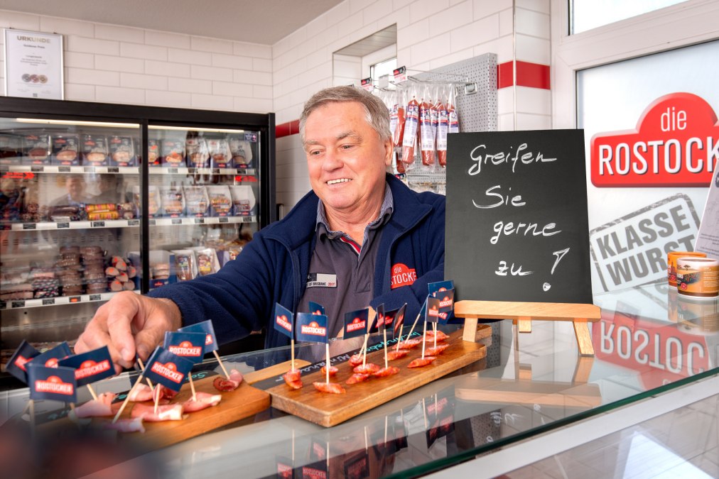 Greifen Sie gerne zu, &copy; die ROSTOCKER Wurst- und Schinkenspezialit&auml;ten GmbH