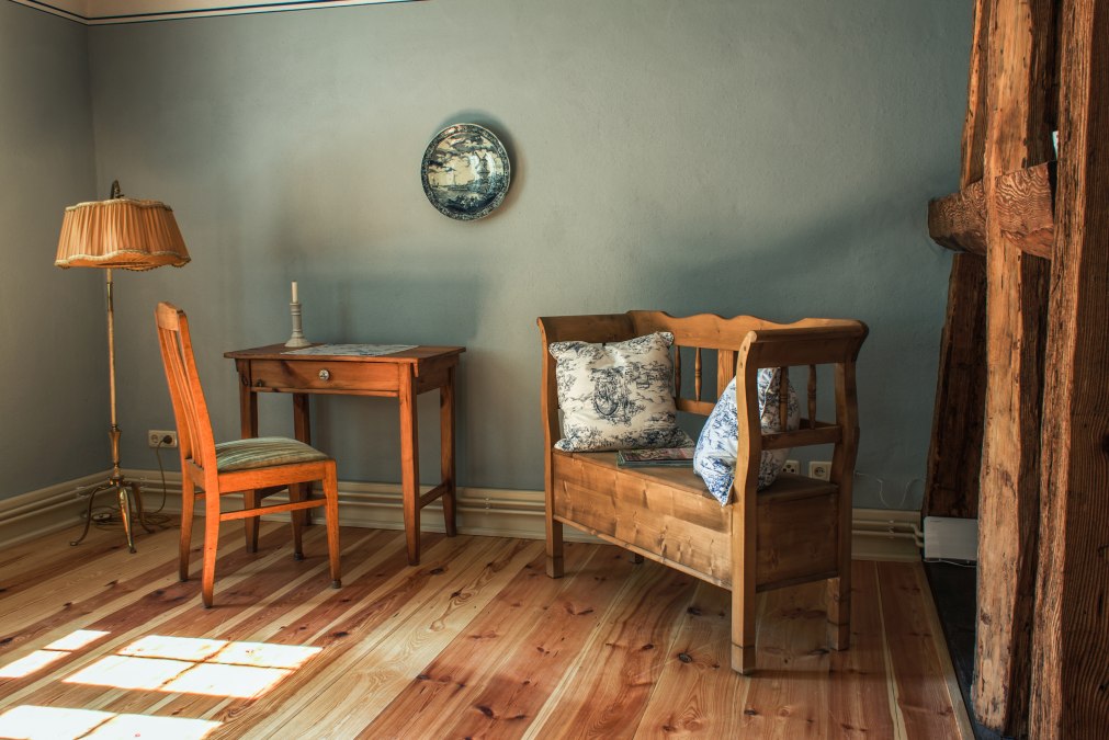 Geschmackvoll eingerichtete Friesenwohnung im Gutshaus Below, © DOMUSImages