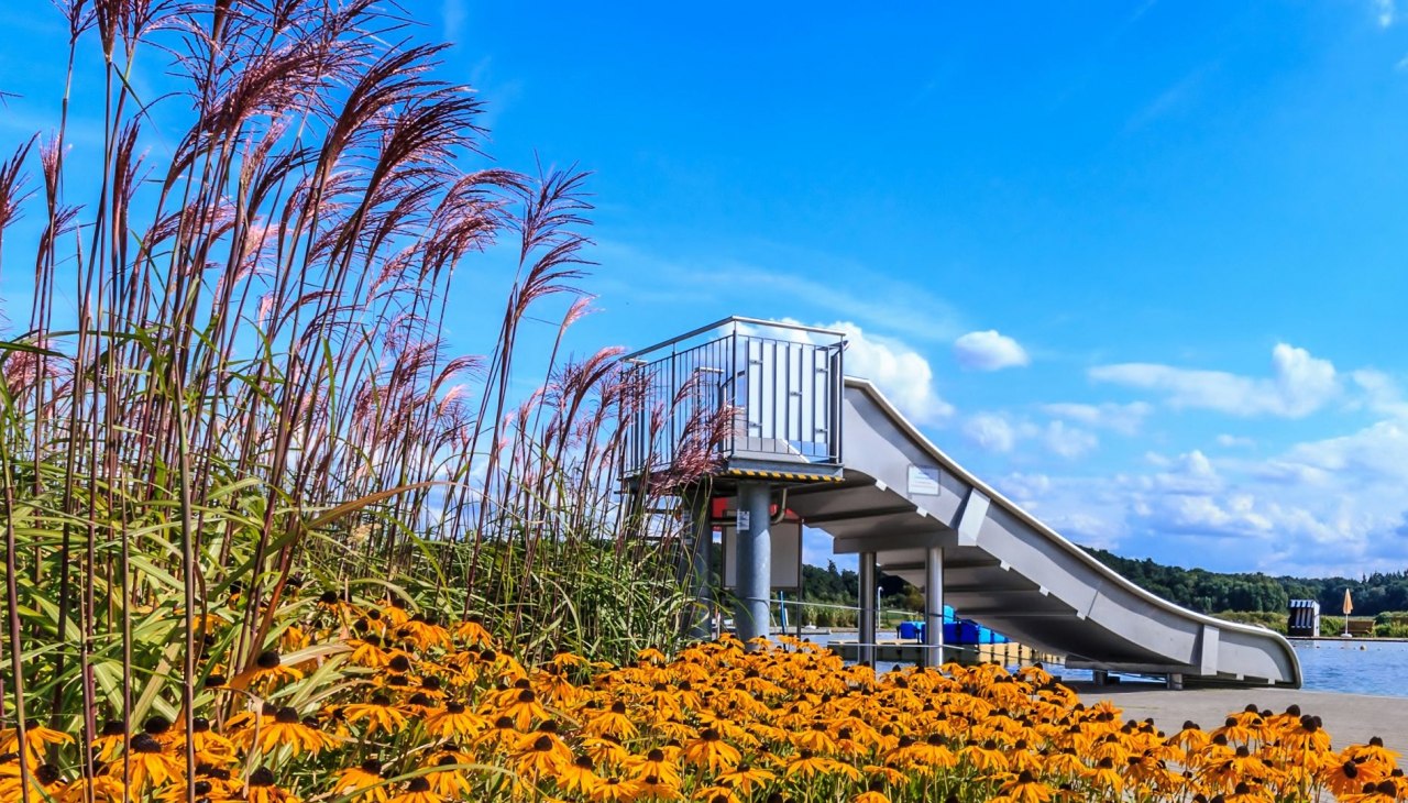 Wasser-Rutsche, © TFZ Tessin Wasser-Rutsche, © TFZ Tessin