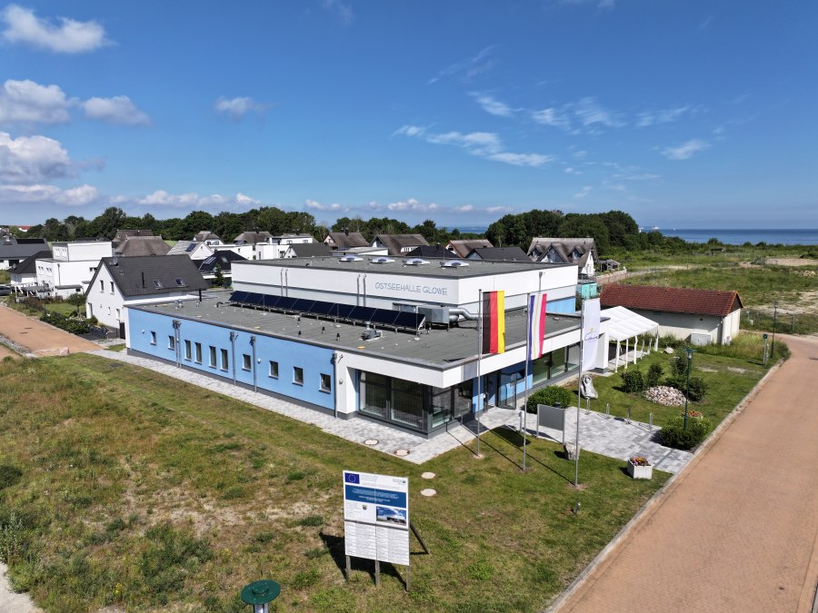 Ostseehalle Glowe, © Touristinformation Glowe Ostseehalle Glowe, © Touristinformation Glowe
