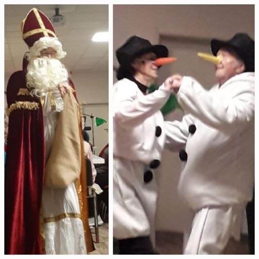 Alle dabei: vom Nikolaus bis zum ERWIN, dem dicken Schneemann, &copy; Andrea Fabich-Albrecht