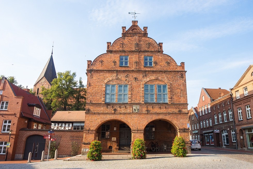 Das Rathaus wurde im 14. Jahrhundert erbaut. // © Frank Burger Das Rathaus wurde im 14. Jahrhundert erbaut. // © Frank Burger