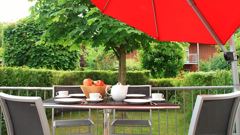 Terrasse Ostsee-Domizil Sandburg, &copy; Sandburg Badde GmbH